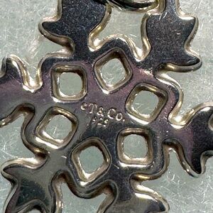 Tiffany & Co. Silver Snowflake Pendant